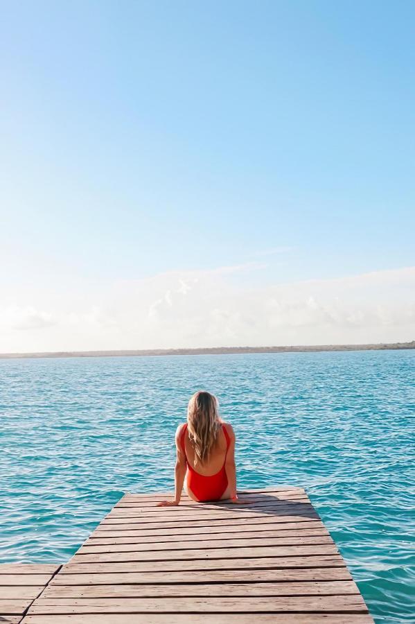 Hotel Awazul Bacalar Buitenkant foto